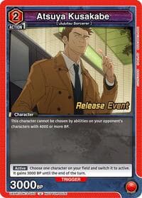 Atsuya Kusakabe - UEX02BT: Jujutsu Kaisen Vol.2 Release Event Cards - Union Arena card