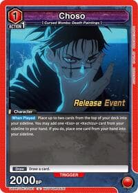 Choso (061) - UEX02BT: Jujutsu Kaisen Vol.2 Release Event Cards - Union Arena card