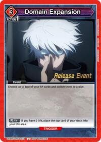 Domain Expansion - UEX02BT: Jujutsu Kaisen Vol.2 Release Event Cards - Union Arena card