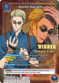 Kento Nanami (Release Event Winner) - UEX02BT: Jujutsu Kaisen Vol.2 Release Event Cards - Union Arena card