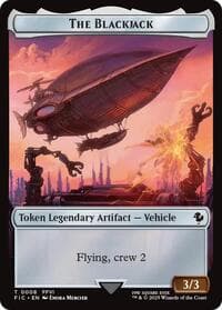 The Blackjack // The Monarch Double-Sided Token - Commander: FINAL FANTASY - Magic: The Gathering card