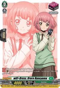 will+Dress, Urara Haneyama - D Promo Cards - Cardfight Vanguard card