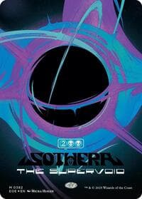 Sothera, the Supervoid (Singularity Foil) - Edge of Eternities - Magic: The Gathering card