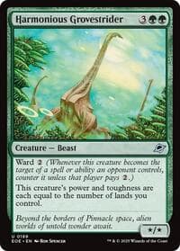 Harmonious Grovestrider - Edge of Eternities - Magic: The Gathering card