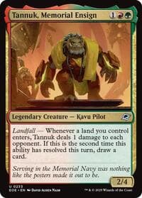 Tannuk, Memorial Ensign - Edge of Eternities - Magic: The Gathering card