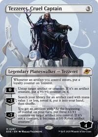 Tezzeret, Cruel Captain (Borderless) - Edge of Eternities - Magic: The Gathering card