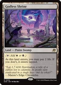 Godless Shrine - Edge of Eternities - Magic: The Gathering card