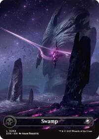 Swamp (0264) (Borderless) - Edge of Eternities - Magic: The Gathering card