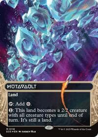 Mutavault (0118) (Borderless) (Galaxy Foil) - Edge of Eternities: Stellar Sights - Magic: The Gathering card