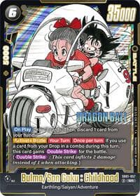 Bulma/Son Goku : Childhood - Manga Booster 01 - Dragon Ball Super: Fusion World card