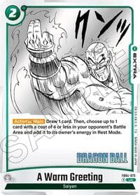 A Warm Greeting - Manga Booster 01 - Dragon Ball Super: Fusion World card