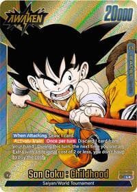 Son Goku : Childhood - FB06-025 (Gold) - Manga Booster 01 - Dragon Ball Super: Fusion World card