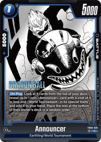 Announcer - Manga Booster 01 - Dragon Ball Super: Fusion World card