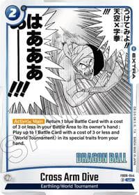 Cross Arm Dive - Manga Booster 01 - Dragon Ball Super: Fusion World card