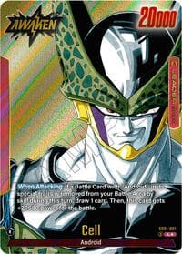 Cell - SB01-001 (Gold) - Manga Booster 01 - Dragon Ball Super: Fusion World card