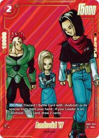 Android 17 - SB01-003 (Alternate Art) - Manga Booster 01 - Dragon Ball Super: Fusion World card
