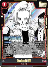Android 18 - SB01-004 - Manga Booster 01 - Dragon Ball Super: Fusion World card