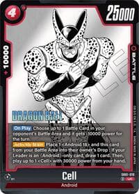 Cell - SB01-010 - Manga Booster 01 - Dragon Ball Super: Fusion World card