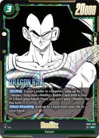 Raditz - SB01-026 - Manga Booster 01 - Dragon Ball Super: Fusion World card