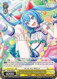 Go! Go! Go~ Hatsune Miku - HATSUNE MIKU: COLORFUL STAGE! - Weiss Schwarz card