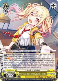 Now and Forever, Saki Tenma - HATSUNE MIKU: COLORFUL STAGE! - Weiss Schwarz card