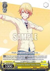 Headed For Stardom! Tsukasa Tenma - HATSUNE MIKU: COLORFUL STAGE! - Weiss Schwarz card