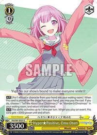 HyperPositive, Emu Otori - HATSUNE MIKU: COLORFUL STAGE! - Weiss Schwarz card