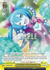 Time to Cheer! Hatsune Miku - HATSUNE MIKU: COLORFUL STAGE! - Weiss Schwarz card
