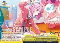Time for a Strategy Meeting! (RRR) - HATSUNE MIKU: COLORFUL STAGE! - Weiss Schwarz card