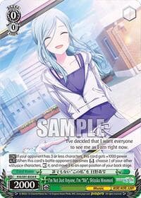 I'm Not Just Anyone, I'm "Me", Shizuku Hinomori - HATSUNE MIKU: COLORFUL STAGE! - Weiss Schwarz card