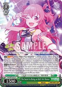 The Secret to Being an Idol! Airi Momoi - HATSUNE MIKU: COLORFUL STAGE! - Weiss Schwarz card