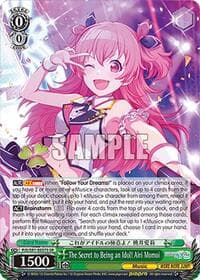 The Secret to Being an Idol! Airi Momoi (SR) - HATSUNE MIKU: COLORFUL STAGE! - Weiss Schwarz card
