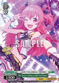 The Secret to Being an Idol! Airi Momoi (VR) - HATSUNE MIKU: COLORFUL STAGE! - Weiss Schwarz card