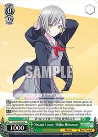 Distant Loner, Shiho Hinomori - HATSUNE MIKU: COLORFUL STAGE! - Weiss Schwarz card