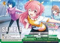 Follow Your Dreams! - HATSUNE MIKU: COLORFUL STAGE! - Weiss Schwarz card