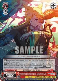 Absolute Strongest Duo, Kagamine Len - HATSUNE MIKU: COLORFUL STAGE! - Weiss Schwarz card