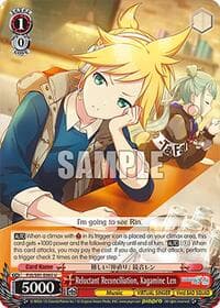 Reluctant Reconciliation, Kagamine Len - HATSUNE MIKU: COLORFUL STAGE! - Weiss Schwarz card
