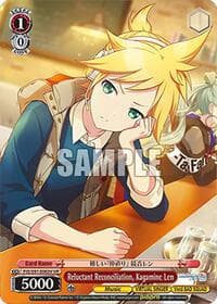 Reluctant Reconciliation, Kagamine Len (VR) - HATSUNE MIKU: COLORFUL STAGE! - Weiss Schwarz card