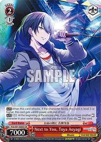 Next to You, Toya Aoyagi (SR) - HATSUNE MIKU: COLORFUL STAGE! - Weiss Schwarz card