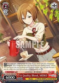 A Quality Blend, MEIKO (SR) - HATSUNE MIKU: COLORFUL STAGE! - Weiss Schwarz card