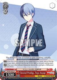 Classical Prodigy, Toya Aoyagi - HATSUNE MIKU: COLORFUL STAGE! - Weiss Schwarz card