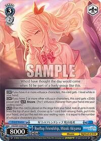 Rooftop Friendship, Mizuki Akiyama - HATSUNE MIKU: COLORFUL STAGE! - Weiss Schwarz card