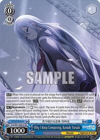 Why I Keep Composing, Kanade Yoisaki (SR) - HATSUNE MIKU: COLORFUL STAGE! - Weiss Schwarz card