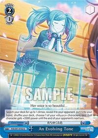 An Evolving Tone - HATSUNE MIKU: COLORFUL STAGE! - Weiss Schwarz card