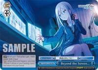 Beyond the Screen... (RRR) - HATSUNE MIKU: COLORFUL STAGE! - Weiss Schwarz card