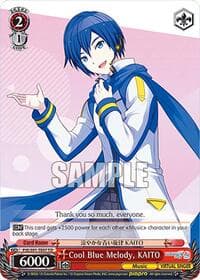 Cool Blue Melody, KAITO (PJS/S91-TE07 TD) - HATSUNE MIKU: COLORFUL STAGE! - Weiss Schwarz card