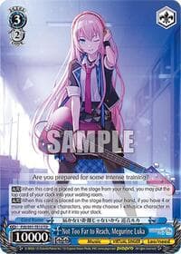 Not Too Far to Reach, Megurine Luka - HATSUNE MIKU: COLORFUL STAGE! - Weiss Schwarz card
