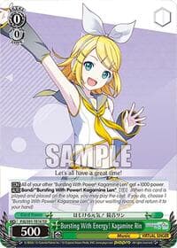 Bursting With Energy! Kagamine Rin (PJS/S91-TE16 TD) - HATSUNE MIKU: COLORFUL STAGE! - Weiss Schwarz card