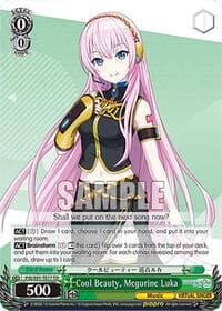 Cool Beauty, Megurine Luka (PJS/S91-TE17 TD) - HATSUNE MIKU: COLORFUL STAGE! - Weiss Schwarz card
