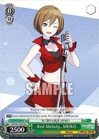 Red Melody, MEIKO (PJS/S91-TE19 TD) - HATSUNE MIKU: COLORFUL STAGE! - Weiss Schwarz card